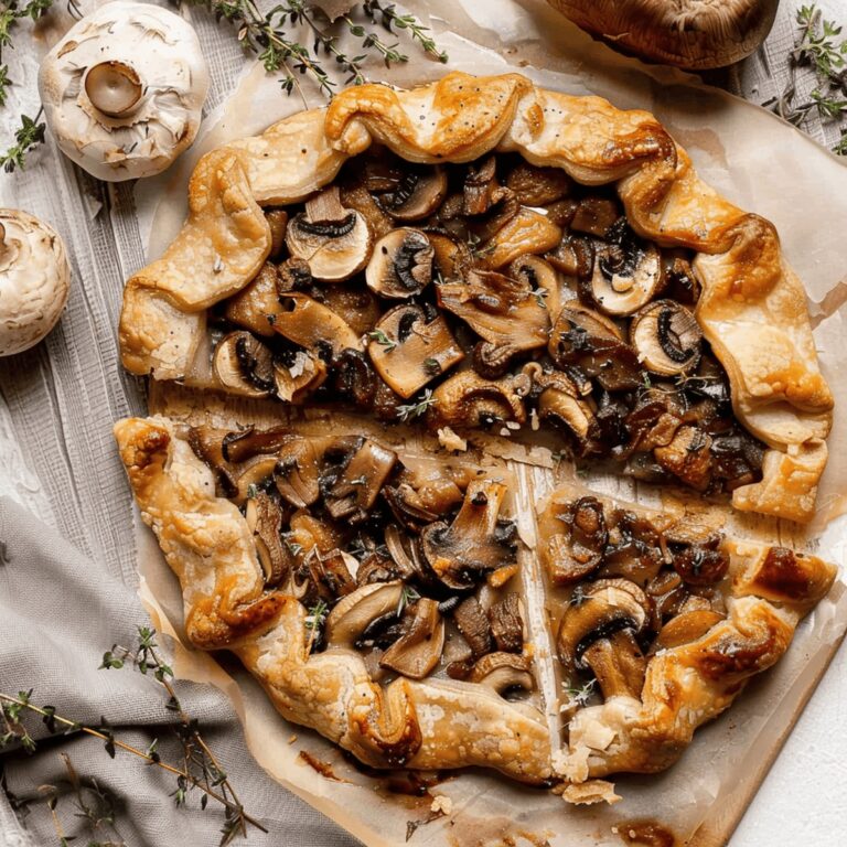 Rustic Mushroom Galette Recipe