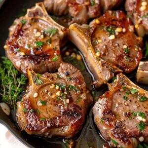 Succulent Garlic Butter Lamb Chops Recipe