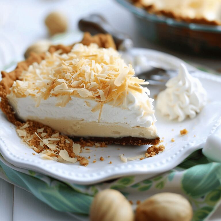 Haupia Pie with Macadamia Nut Crust Recipe