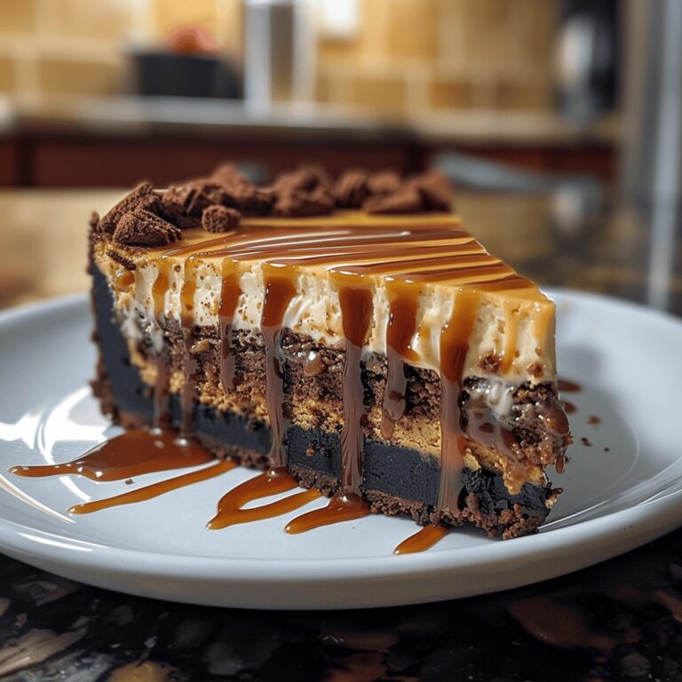 Caramel Brownie Cheesecake Recipe