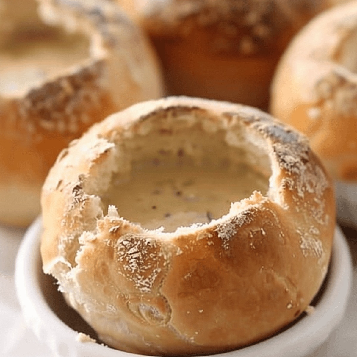 Rustic Bread Bowls Recipe