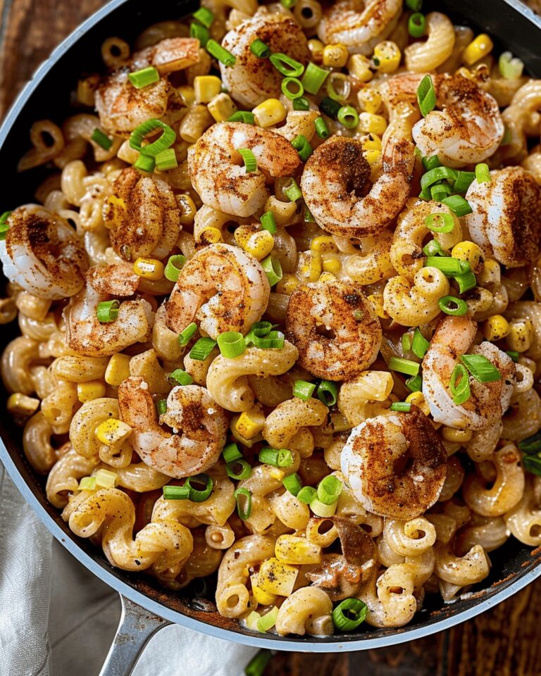 Blackened Shrimp Cavatappi Recipe