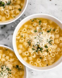 Parmesan Pasta Soup Recipe