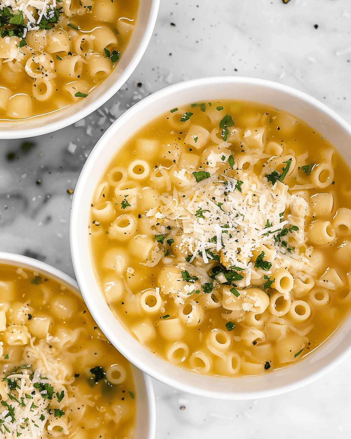 Parmesan Pasta Soup Recipe