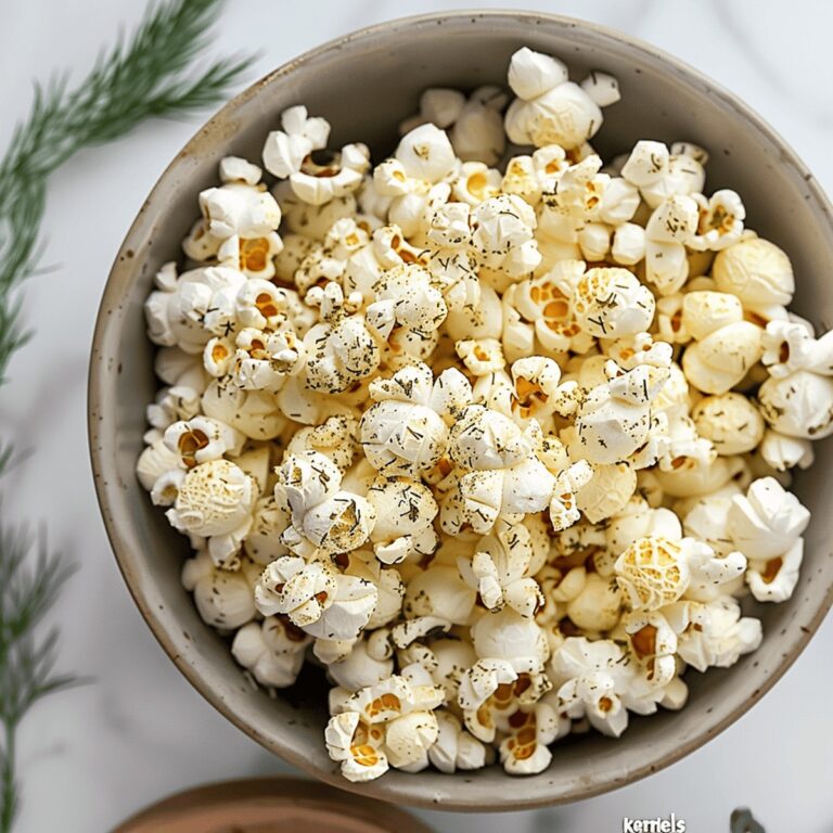 Dill Pickle Popcorn Recipe