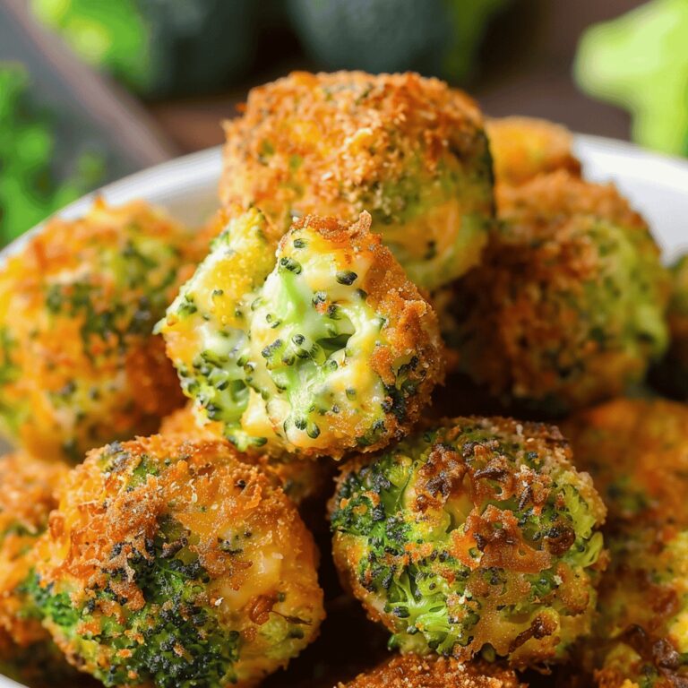 Crispy Broccoli Cheese Balls Recipe