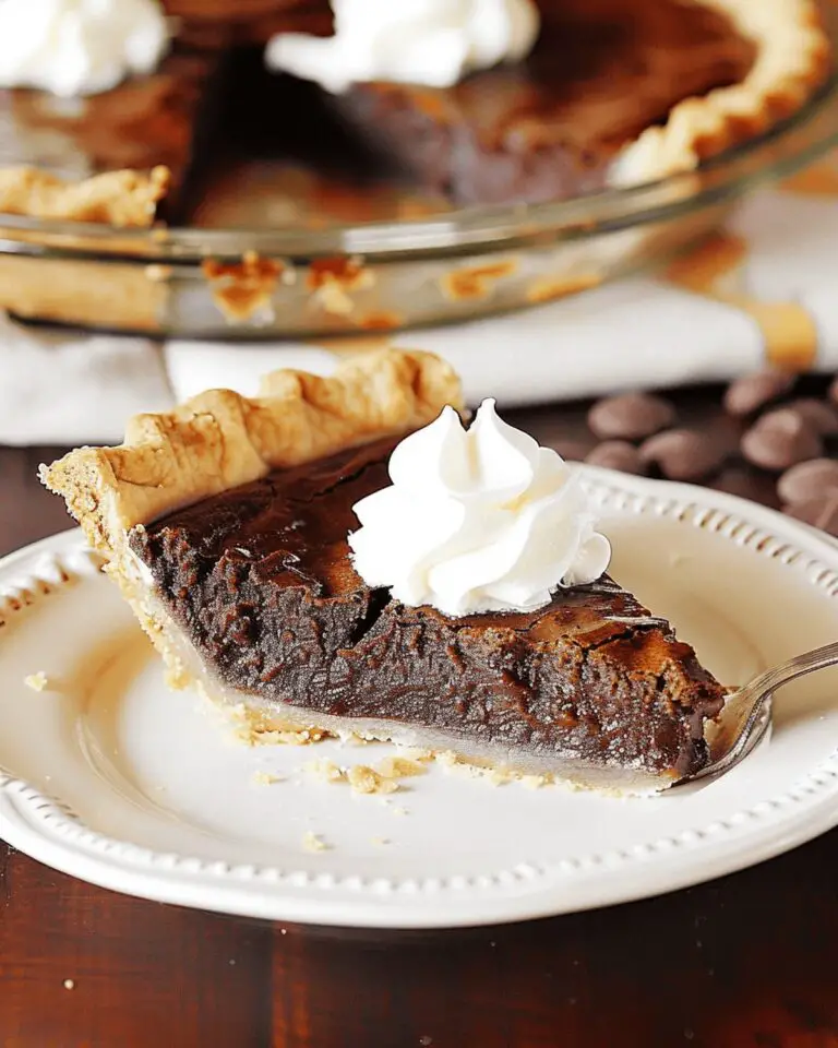 Chocolate Crack Pie Recipe