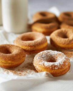 Pumpkin Cake Doughnuts Recipe