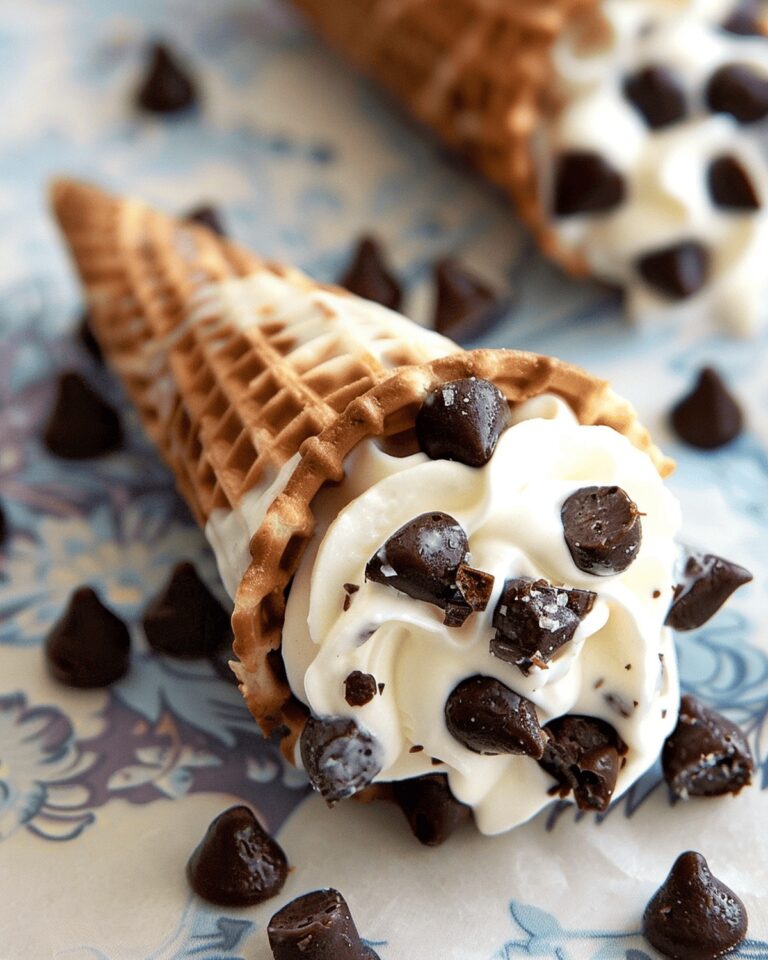 Cannoli Cones Recipe