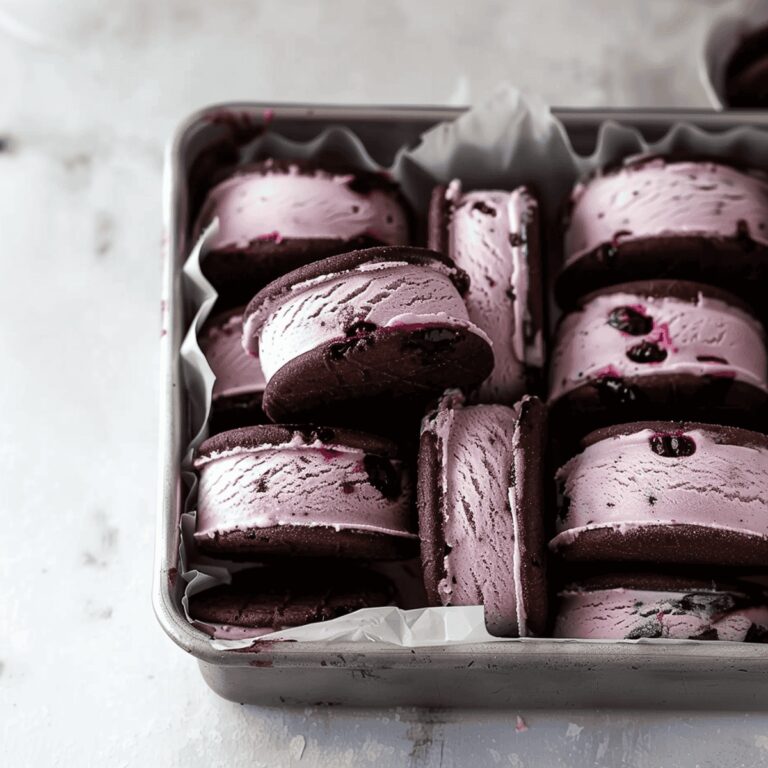 Dark Cherry Ice Cream Sandwiches Recipe