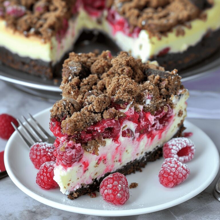 Raspberry Cheesecake Crumb Cake Recipe