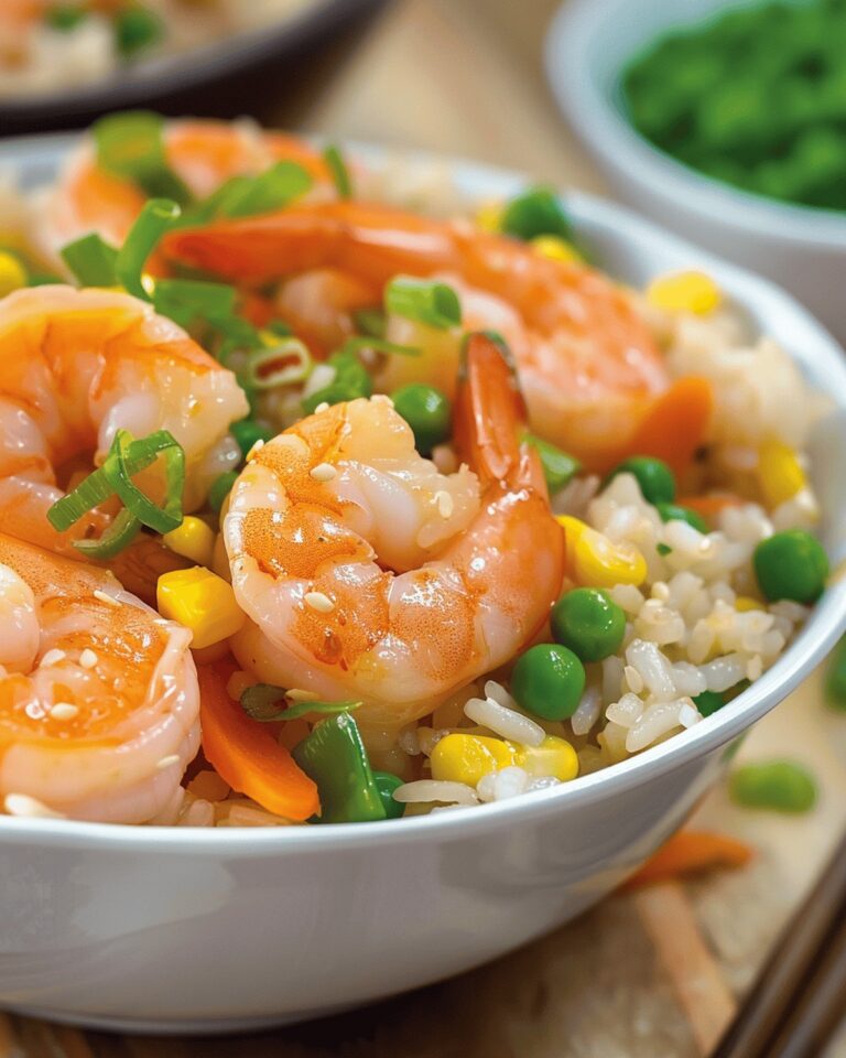 Vibrant Shrimp Vegetable Rice Recipe