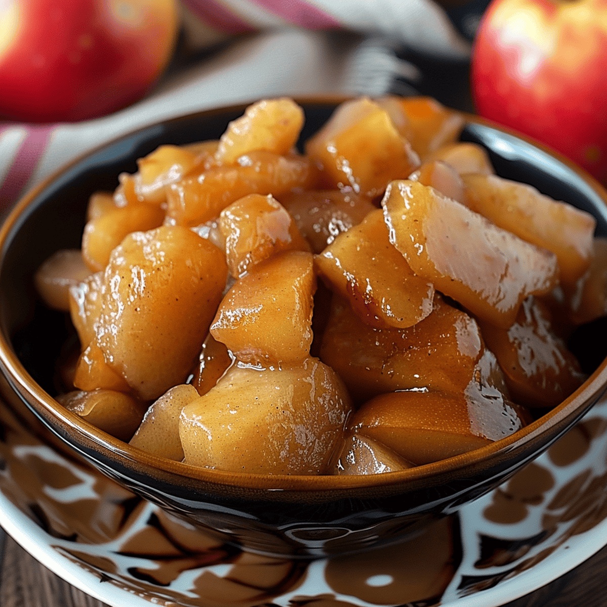 Heavenly Slow Cooker Cracker Barrel Fried Apples Recipe