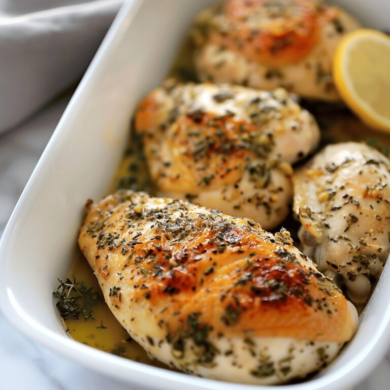 Rustic Italian Herb Roasted Chicken Recipe