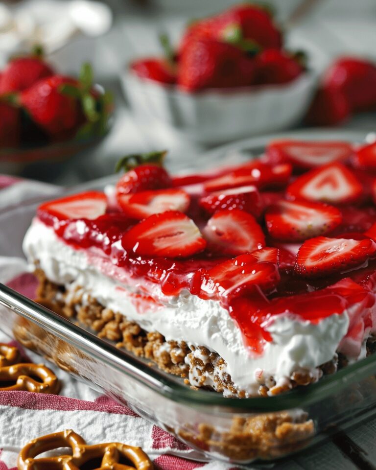 Sweet Strawberry Pretzel Sensation Recipe