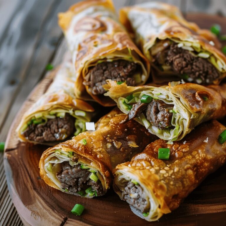 Crispy Taiwanese Beef Rolls Recipe