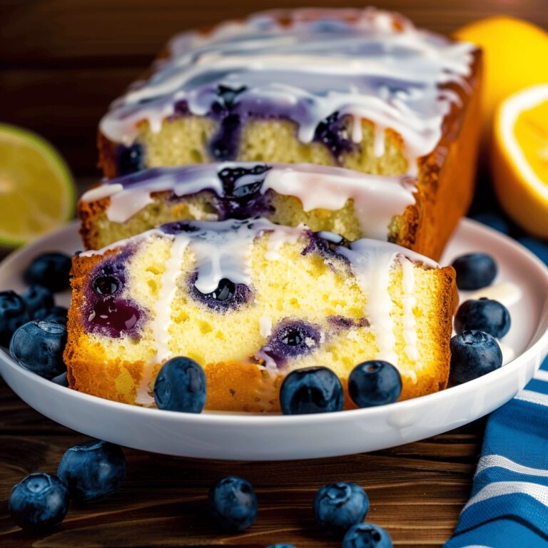 Lemon Blueberry Yogurt Loaf Recipe