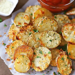 Crispy Parmesan Roasted Potatoes Recipe