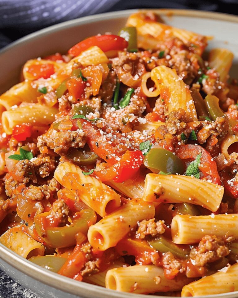Sausage And Pepper Pasta Delight Recipe