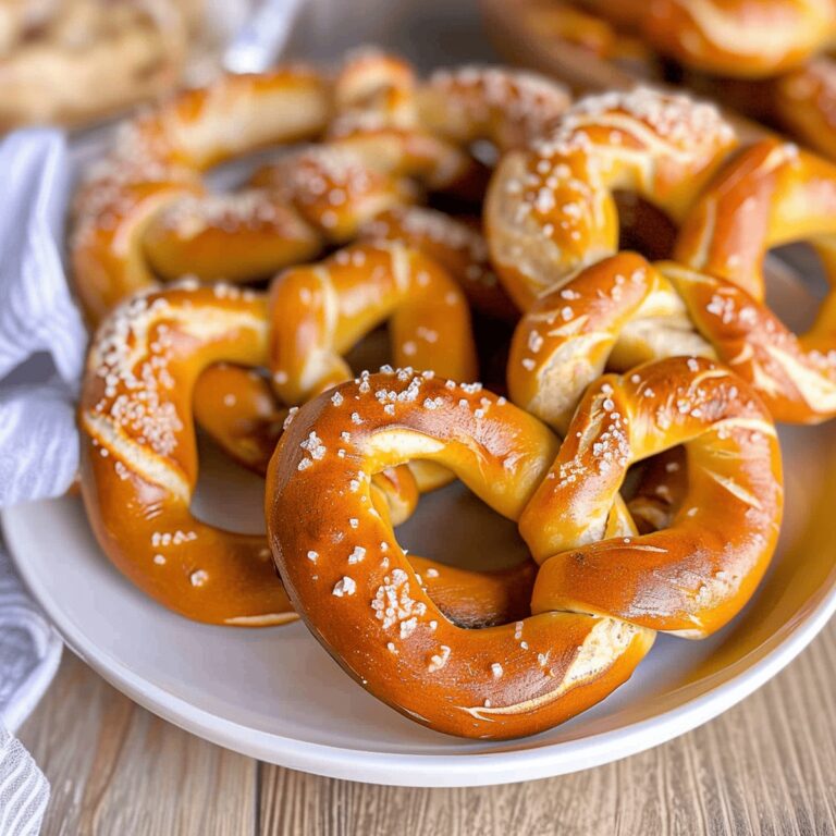 Golden Soft Pretzels Recipe