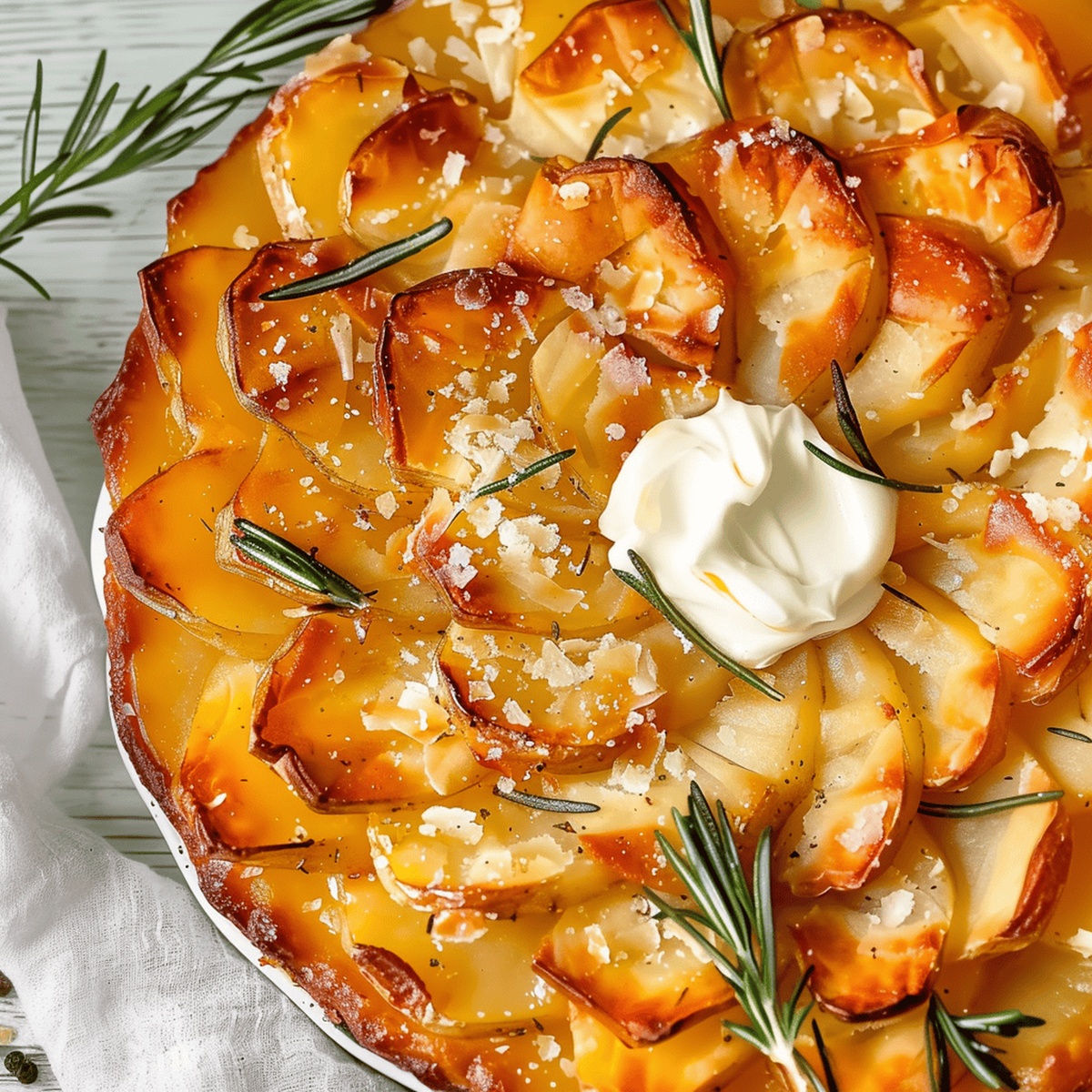 Rustic Asiago Rosemary Galette Recipe