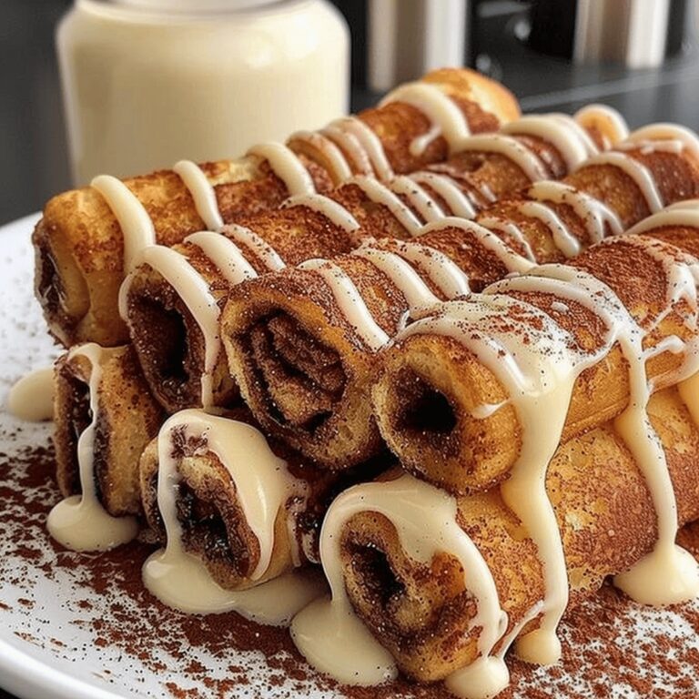 Gooey Cinnamon Roll French Toast Roll-Ups Recipe