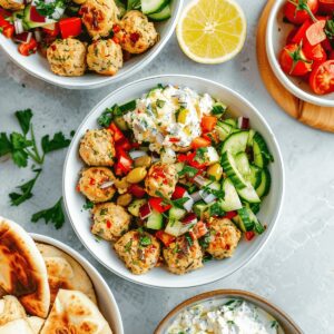 Mediterranean Chicken Meatballs Recipe