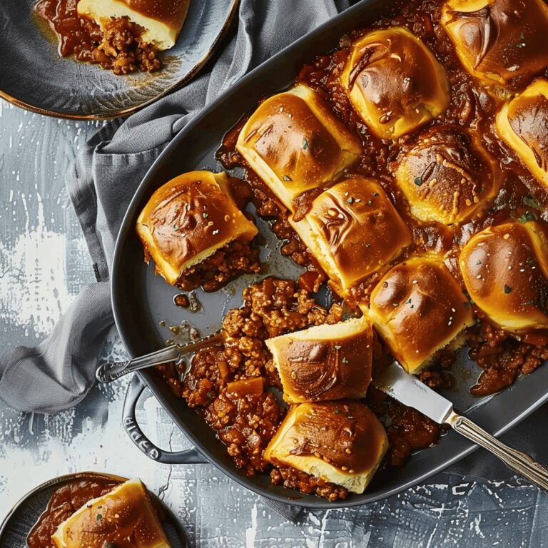Hearty Sloppy Joe Casserole With Dinner Rolls Recipe