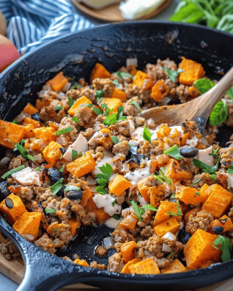 Ground Turkey and Sweet Potato Skillet Recipe