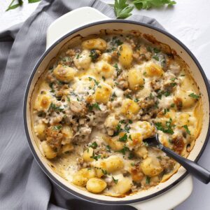 Baked Gnocchi with Sausage Recipe
