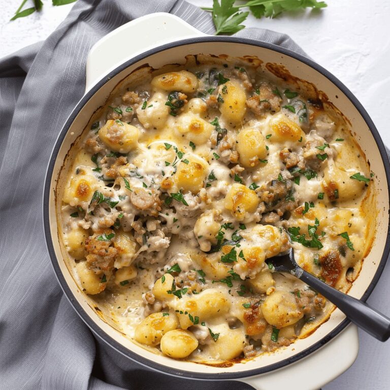 Baked Gnocchi with Sausage Recipe