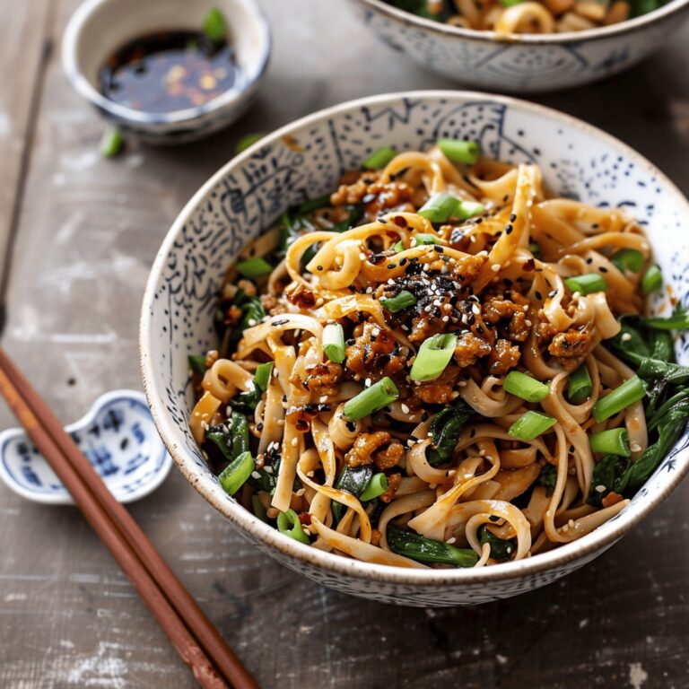 Spicy Dan Dan Noodles Recipe
