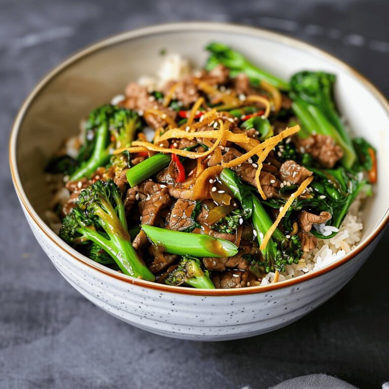 Ginger Beef Stir Fry Recipe