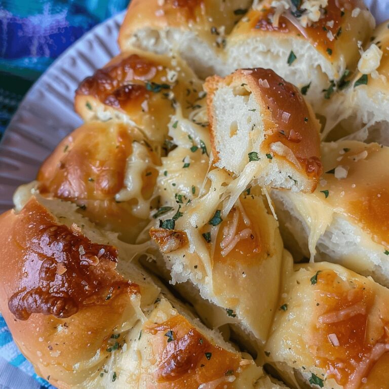 Cheesy Hawaiian Roll Garlic Bread Recipe