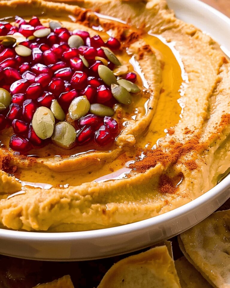 Roasted Garlic Butternut Hummus Recipe