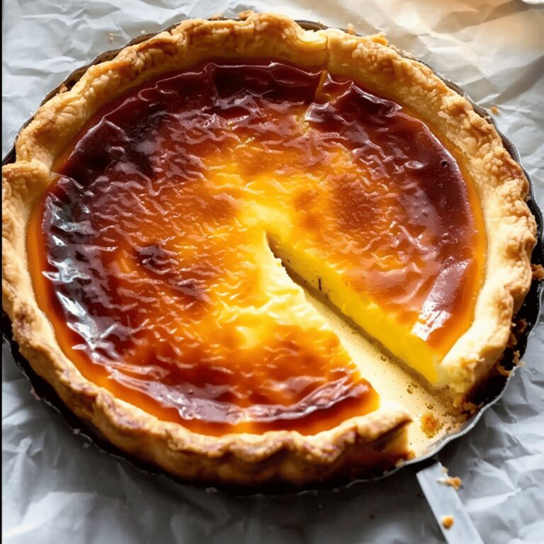 Silky French Custard Tart Recipe
