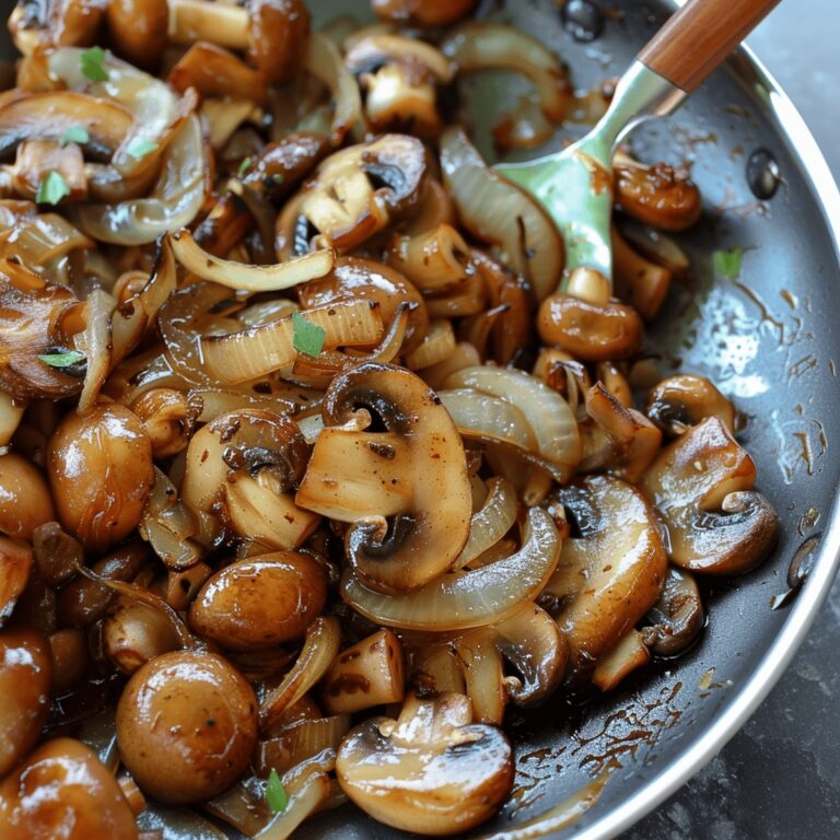 Sauteed Mushrooms and Onions Recipe
