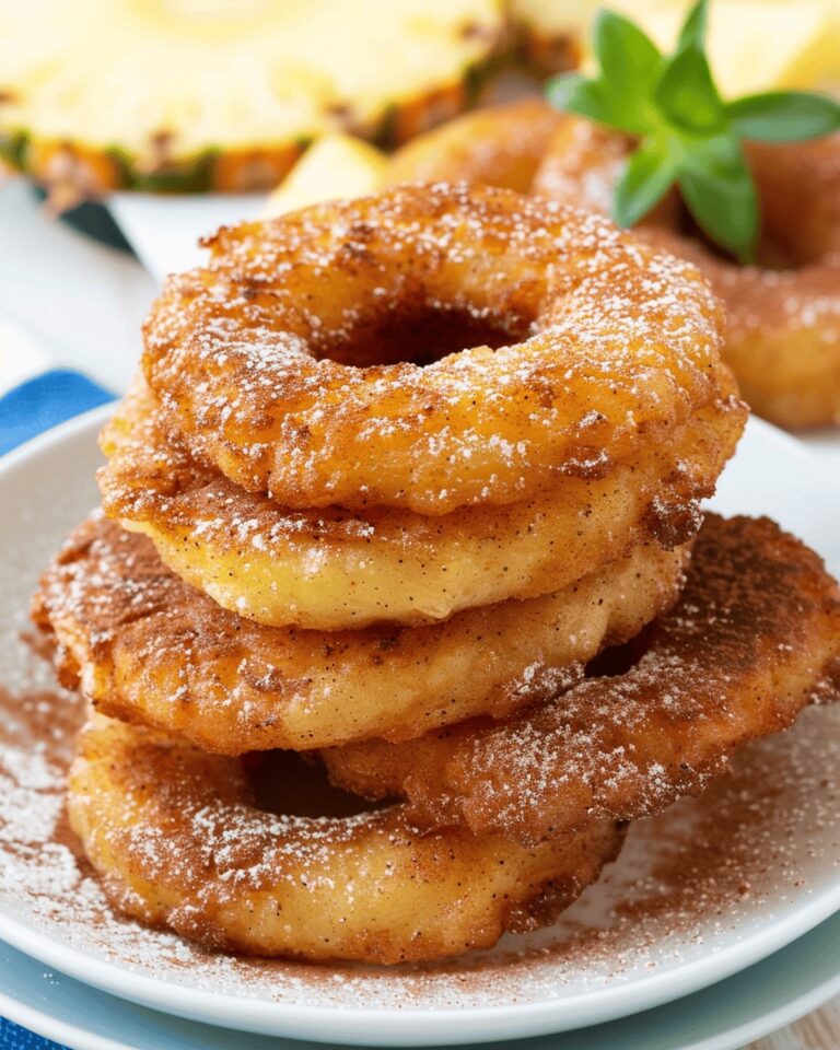 Pineapple Fritter Rings Recipe