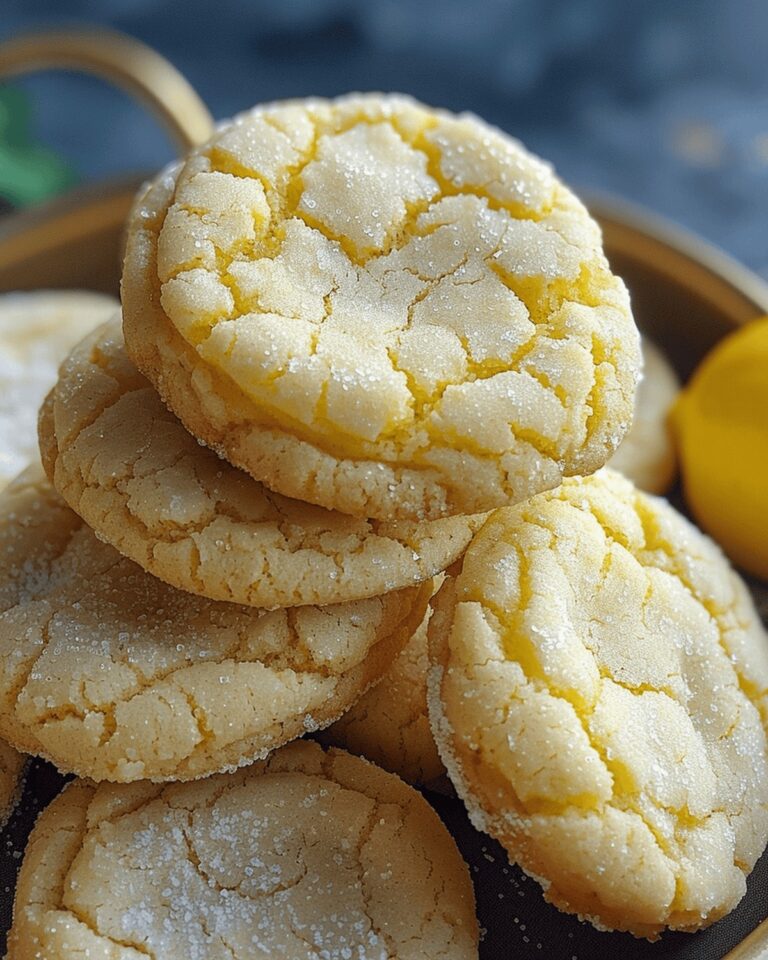 Vibrant Lemon Zest Cookies Recipe