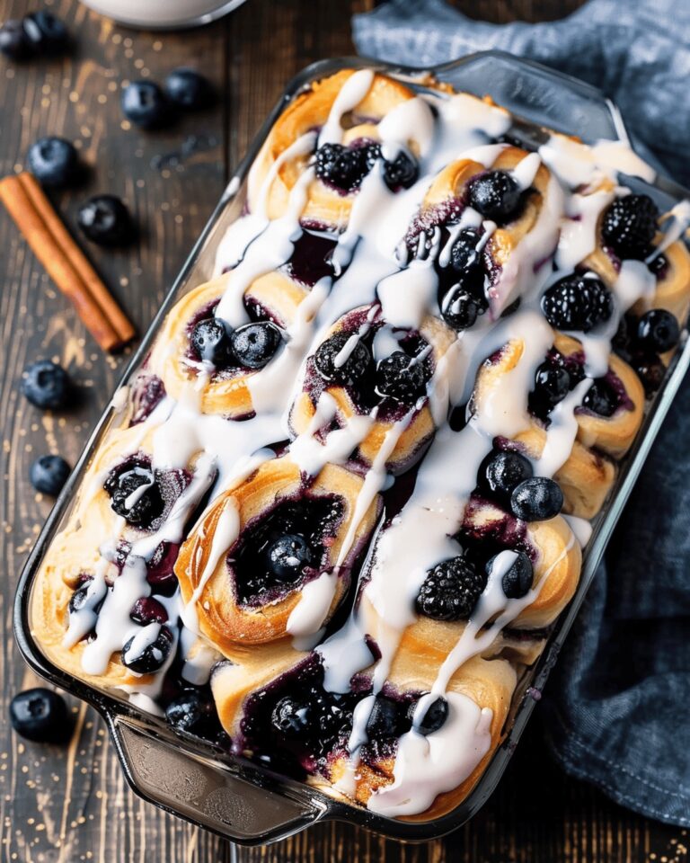 Blueberry Cinnamon Rolls Recipe