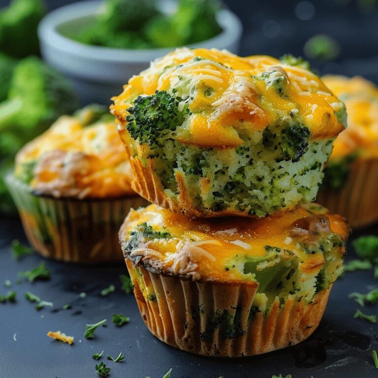 Hearty Broccoli Cheddar Muffins Recipe