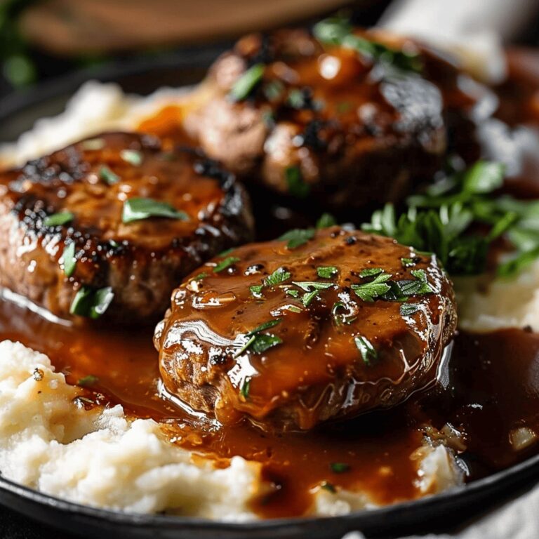 Hearty Slow Cooker Salisbury Steak Recipe