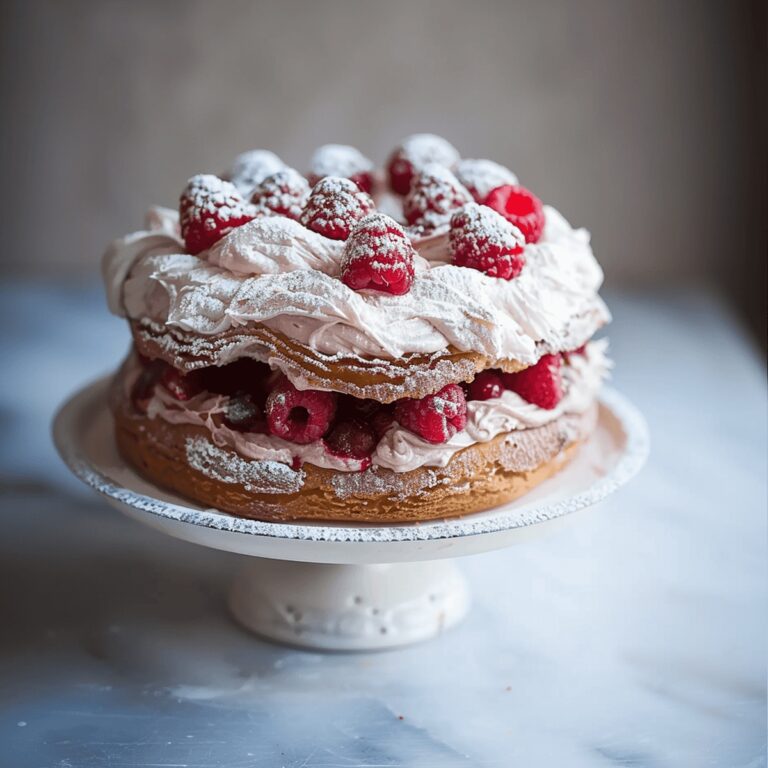 Elegant Raspberry Paris Brest Recipe