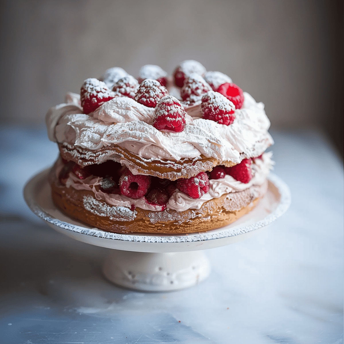 Elegant Raspberry Paris Brest Recipe