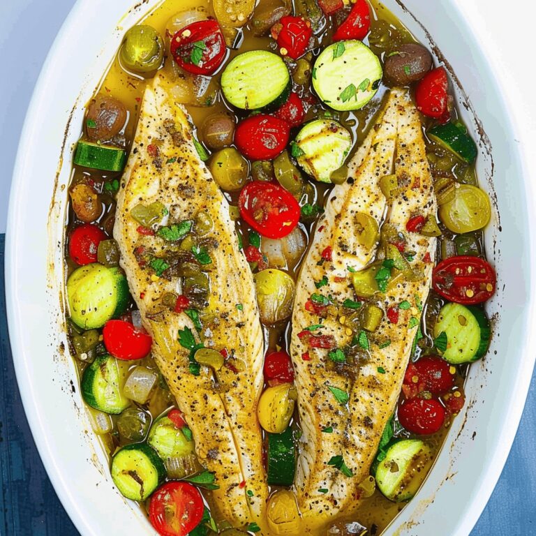 Mediterranean Baked Fish Recipe