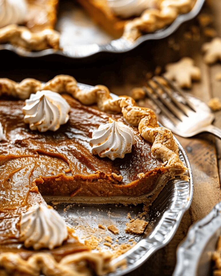 Sweet Potato Pie with Brown Sugar Meringue Recipe