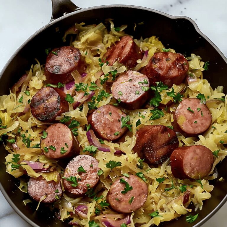 Hearty Kielbasa And Sauerkraut Skillet Recipe