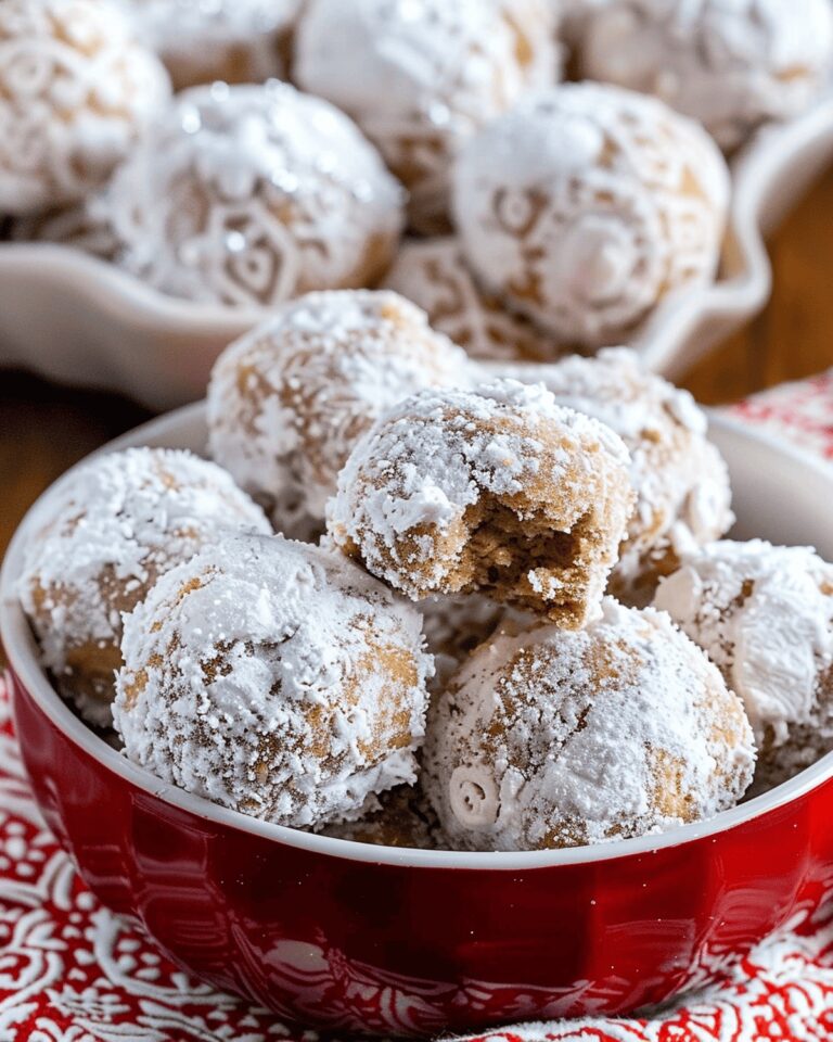 Gingerbread Snowballs Recipe