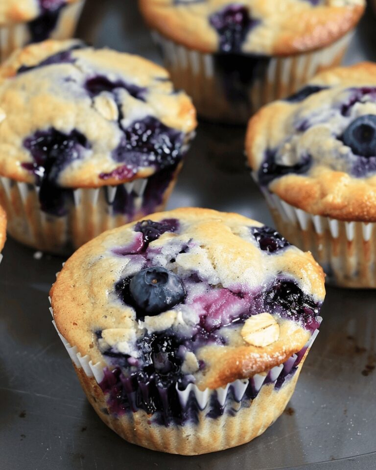 Blueberry Oatmeal Greek Yogurt Muffins Recipe