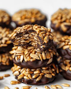 Sunflower Seed Bites with Dark Chocolate Recipe